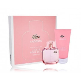 Lacoste Eau de Lacoste L.12.12 Sparkling rinkinys moterims (90 ml. EDT + 150 ml. dušo gelis)