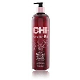 CHI Rose Hip Oil šampūnas dažytiems plaukams