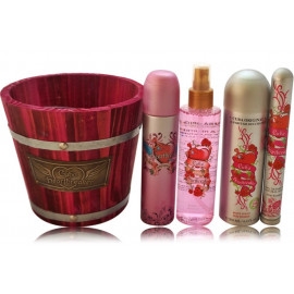 Cuba Heartbreaker rinkinys moterims (100 ml. EDP + 35 ml. EDP + 200 ml. dezodorantas + 200 ml. kūno purškiklis)