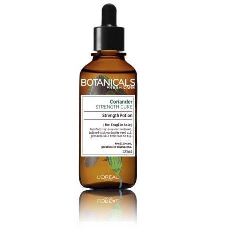 L'oreal Botanicals Coriander Strength Potion stiprinamoji priemonė trapiems plaukams