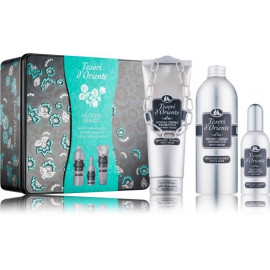 Tesori D Oriente White Musk rinkinys moterims (100 ml. EDP + 250 ml. dušo gelis + 500 ml. vonios kremas)