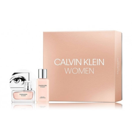 Calvin Klein Women rinkinys moterims (100 ml. EDP + 100 ml. kūno losjonas)