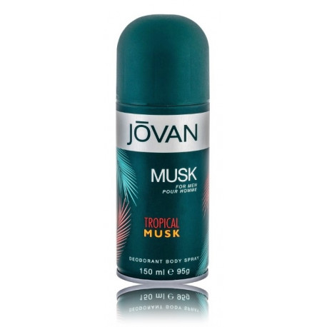 Jovan Tropical Musk purškiamas dezodorantas vyrams 150 ml.