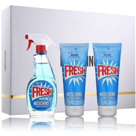 Moschino Fresh Couture rinkinys moterims (100 ml. EDT + 100 ml. kūno losjonas + 100 ml. dušo gelis)