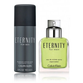 Calvin Klein Eternity rinkinys vyrams (100 ml. EDT + 150 ml. purškiamas dezodorantas)