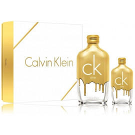 Calvin Klein CK One Gold rinkinys moterims ir vyrams (200 ml. EDT + 50 ml. EDT)