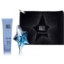 Thierry Mugler Angel rinkinys moterims (25 ml. EDP + 50 ml. kūno losjonas + kosmetinė)