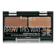 Rimmel Brow This Way rinkinys antakiams 2,4 g. Spalva Dark Brown (antakių vaškas + šešėliai + šepetėliai)