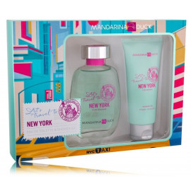 Mandarina Let's Travel to New York rinkinys moterims (100 ml. EDT + 100 ml. dušo gelis)