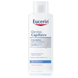 Eucerin DermoCapillaire Calming UREA šampūnas sausai galvos odai 250 ml.