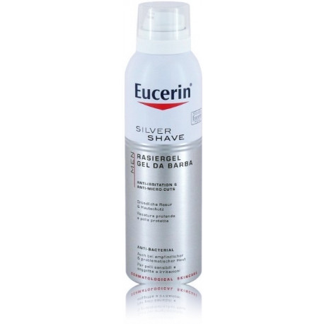 Eucerin Men Silver Shaving Gel skutimosi gelis 150 ml.