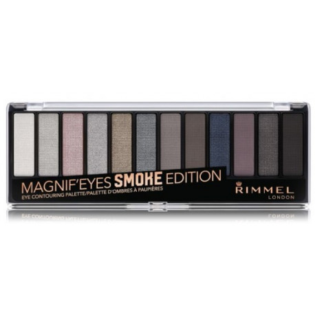 Rimmel Magnif Eyes akių šėšėlių paletė 14 g. Spalva 003 Smoke