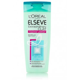 Loreal Elvive Extraordinary Clay Shampoo šampūnas riebiems plaukams