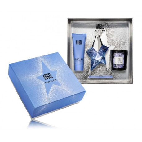 Thierry Mugler Angel rinkinys moterims (25 ml. EDP + 50 ml. kūno losjonas + kvapni žvakė)