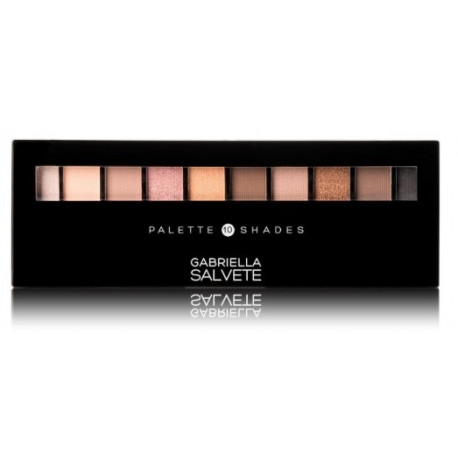 GABRIELLA SALVETE Palette 10 Shades šešėlių paletė 02 Nude 12 g.