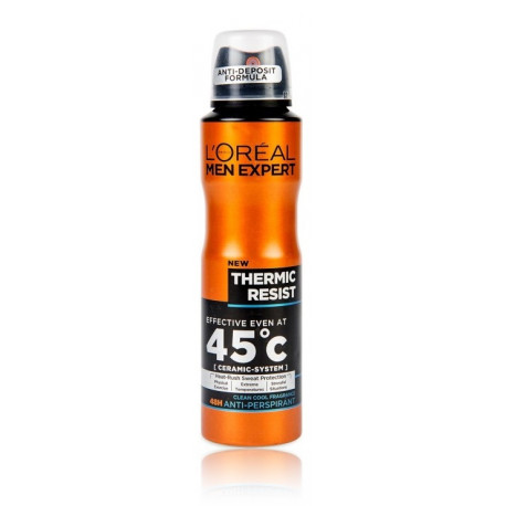 L'oreal Paris Men Expert Thermic Resist purškiamas antiperspirantas vyrams 150 ml.