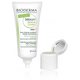 BIODERMA Sebium Global Cover maskuojantis kremas problematinei odai 30 ml.