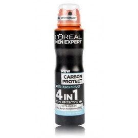 L'oreal MEN EXPERT Carbon Protect purškiamas antiperspirantas vyrams 150 ml.