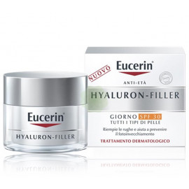 Eucerin Hyaluron Filler Cream SPF 30 dieninis kremas nuo raukšlių 50 ml.