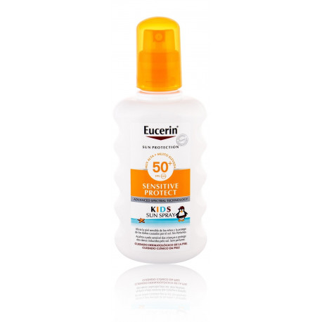 Eucerin Sun Kids Sensitive Protect SPF50+ purškiklis nuo saulės vaikams