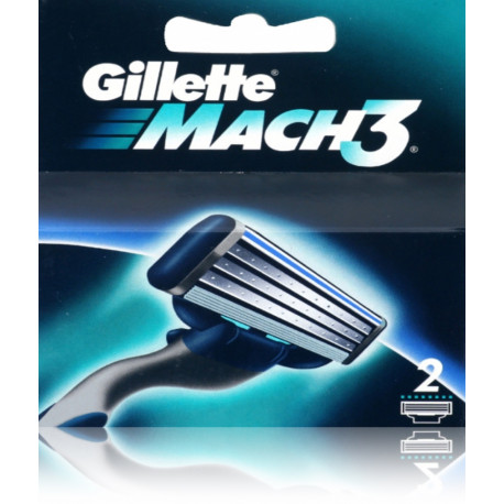 Gillette Mach3 skustuvo galvutės