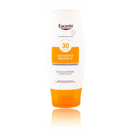 Eucerin Sun Sensitive Protect Sun Lotion SPF 30 kūno losjonas nuo saulės 150 ml.