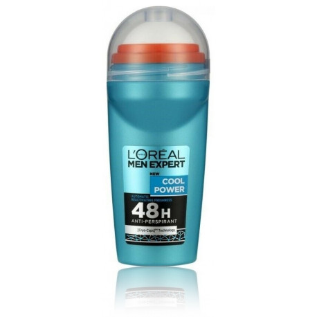 L'oreal Paris Men Expert Cool Power rutulinis dezodorantas vyrams 50 ml.