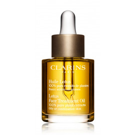 Clarins Lotus Face Treatment Oil aliejus mišriai/riebiai veido odai 30 ml.