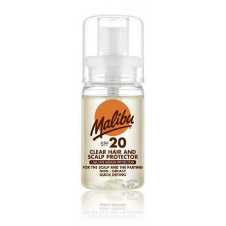 Malibu Clear Hair And Scalp Protector SPF 20 serumas plaukams su apsauga nuo saulės 50 ml