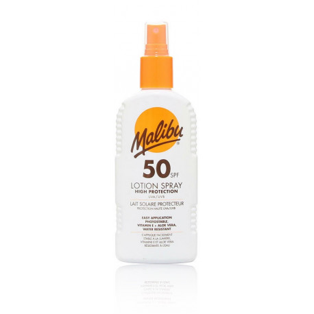 Malibu Lotion Spray SPF 50 purškiamas losjonas nuo saulės 200 ml