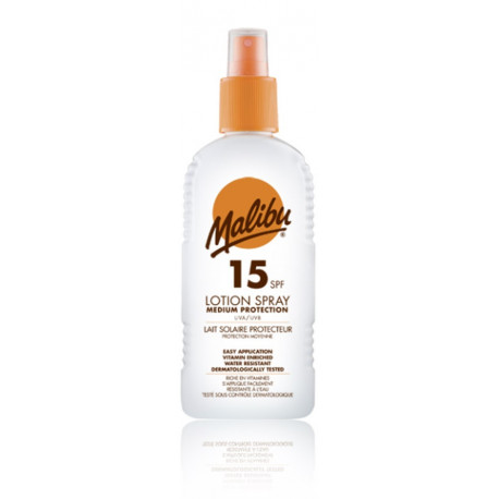 Malibu Lotion Spray SPF 15 purškiamas losjonas nuo saulės 200 ml