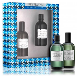 GEOFFREY BEENE Grey Flannel rinkinys vyrams (120 ml. EDT + 120 ml. losjonas po skutimosi)