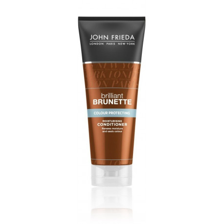 John Frieda Brilliant Brunette Colour Protecting drėkinamasis kondicionierius dažytiems plaukams 250ml