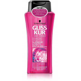 Schwarzkopf Gliss Kur Supreme Lenght šampūnas ilgiems plaukams 400 ml.