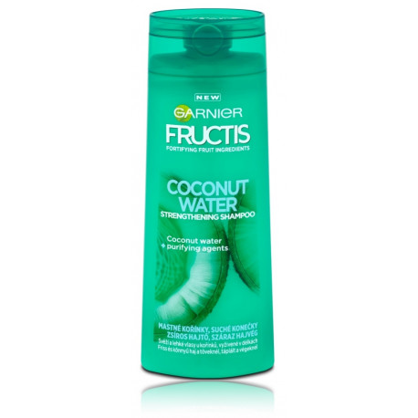 Garnier Fructis Coconut Water Shampoo šampūnas riebiai galvos odai, sausiems plaukų galiukams