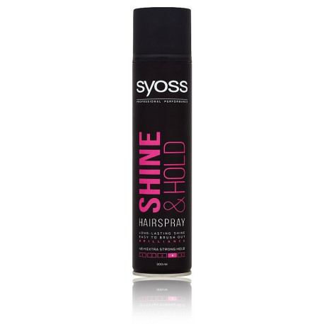 Syoss Shine & Hold 4 plaukų lakas 300 ml.