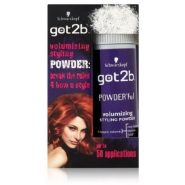 Schwarzkopf got2b Powder`ful  Volumizing Styling Powder apimties suteikianti plaukų pudra 10 g.