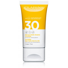 Clarins Invisible Sun Care Gel-to-Oil SPF 30 veido gelis nuo saulės 50 ml.