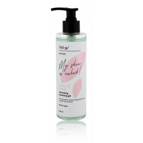 Kili·G Woman Clean & Fresh valomasis veido gelis 250 ml.