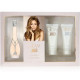 Jennifer Lopez Glow rinkinys moterims (100 ml. EDT + 75 ml. kūno losjonas + 75 ml. dušo gelis)