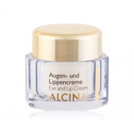 Alcina Eye and Lip Cream drėkinantis paakių ir lūpų odą kremas 15 ml.