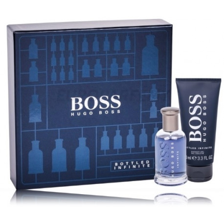 Hugo Boss Bottled Infinite rinkinys vyrams (50 ml. EDP + 100 ml. dušo gelis)