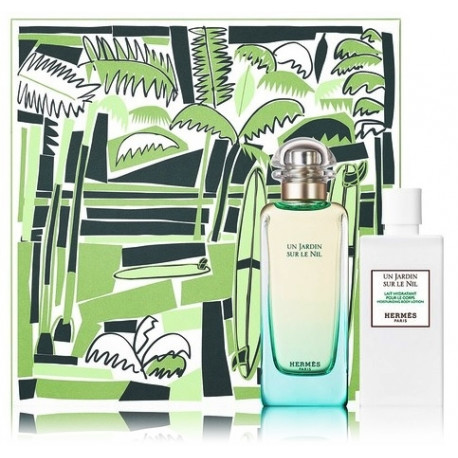 Hermes Un Jardin Sur Le Nil rinkinys moterims (100 ml. EDT + 80 ml. kūno losjonas)