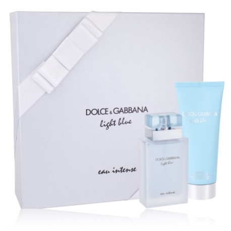 Dolce & Gabbana Light Blue Eau Intense rinkinys moterims (50 ml. EDP + 100 ml. kūno kremas)
