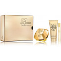 Paco Rabanne Lady Million rinkinys moterims (80 ml. EDP + 10 ml. EDP + 100 ml. kūno losjonas)