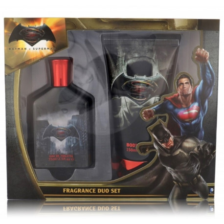 DC Comics Batman v Superman rinkinys vaikams (75 ml. EDT + dušo gelis 150 ml.)