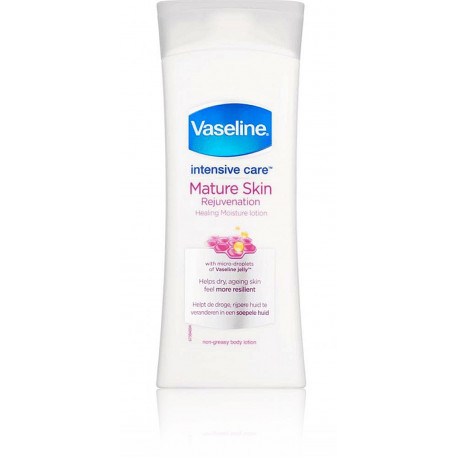 Vaseline Intensive Care Mature Skin kūno losjonas su vazelinu brandžiai odai 400 ml.