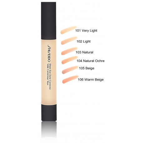 Shiseido Sheer Eye Zone Corrector akių zonos maskuoklis 3.8 ml.