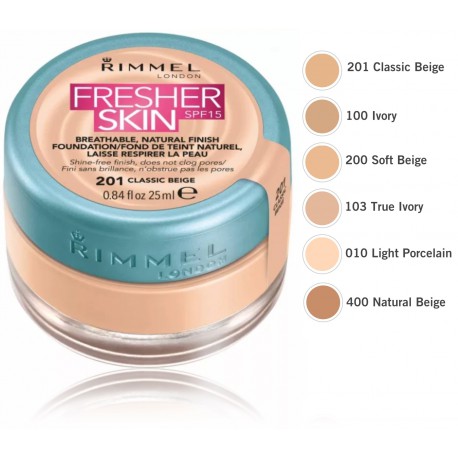 Rimmel Fresher Skin makiažo pagrindas 25 ml.