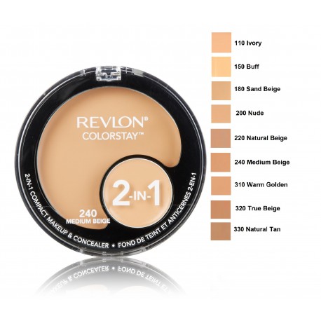 Revlon Colorstay 2in1 makiažo pagrindas ir maskuoklis 12 g.